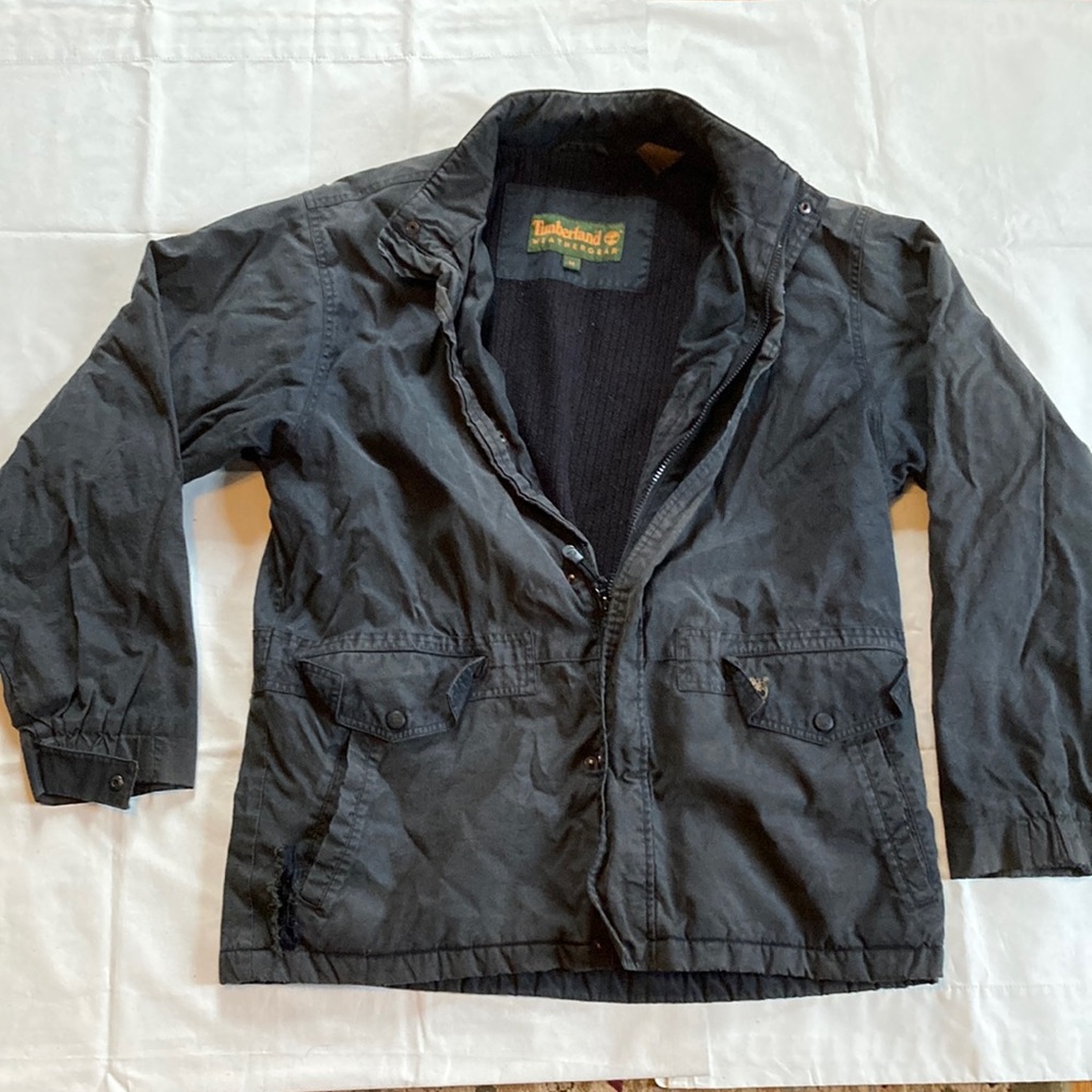 Vintage oil cloth Timberland coat